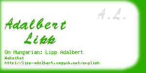 adalbert lipp business card